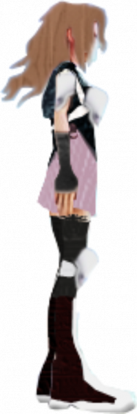 I edited Kairi to make my character